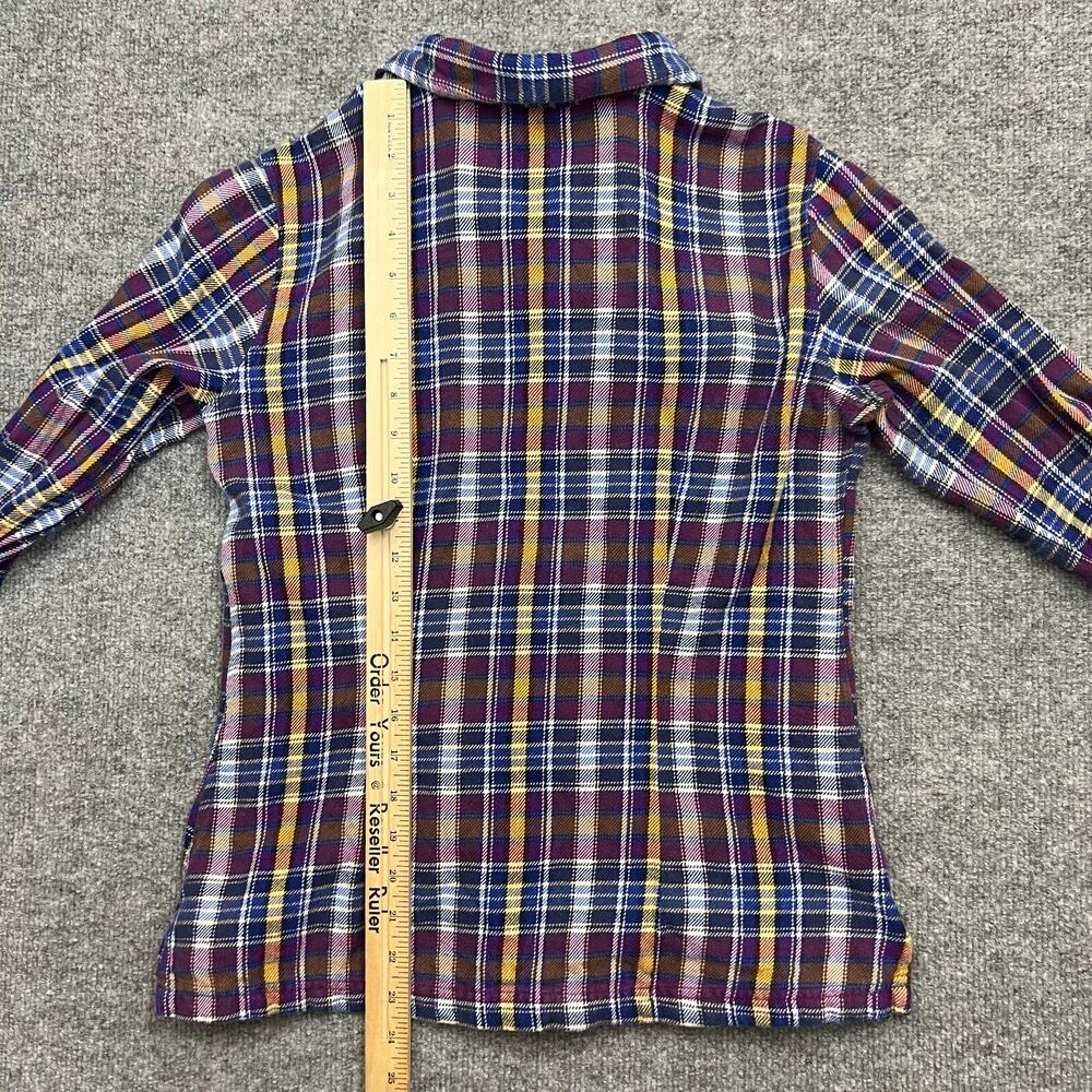 Patagonia Flannel Shirt Womens 6 Multicolor Plaid Long Sleeve Classic Button Up - Picture 9 of 10